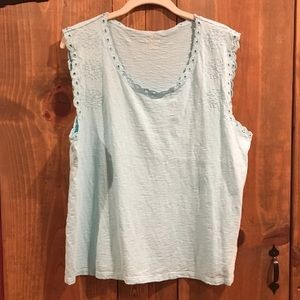 Light blue tank top